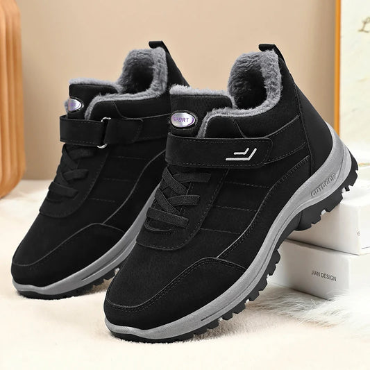 Casual Snow Boots for Men and Women, Waterproof Hiking Winter Shoes