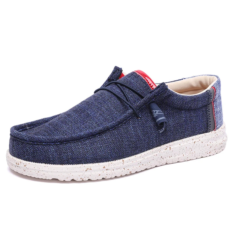 Summer Breathable Men Canvas Shoes