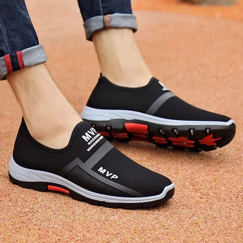 Men Casual Sneakers Leisure Walking Flats Summer Slip on Male Loafers