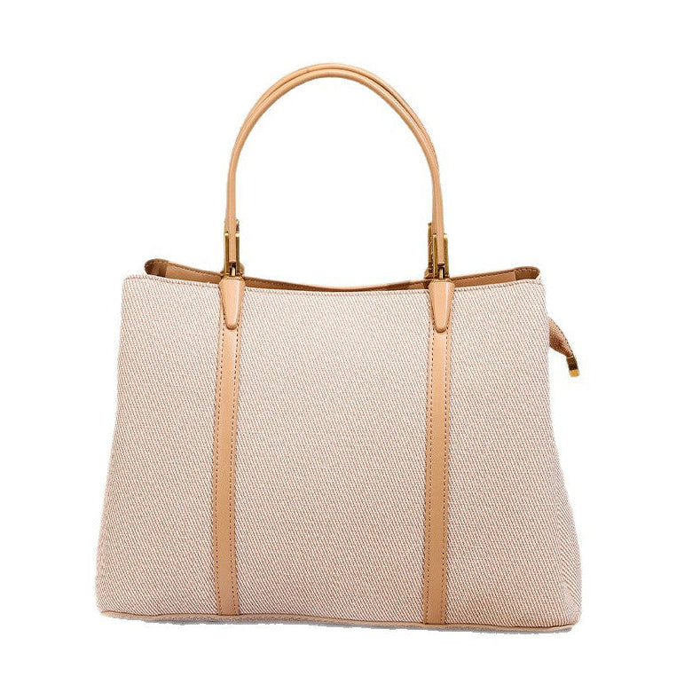 Premium light-luxury commuter tote bag with a minimalist design for daily office or travel use | Season Prestige