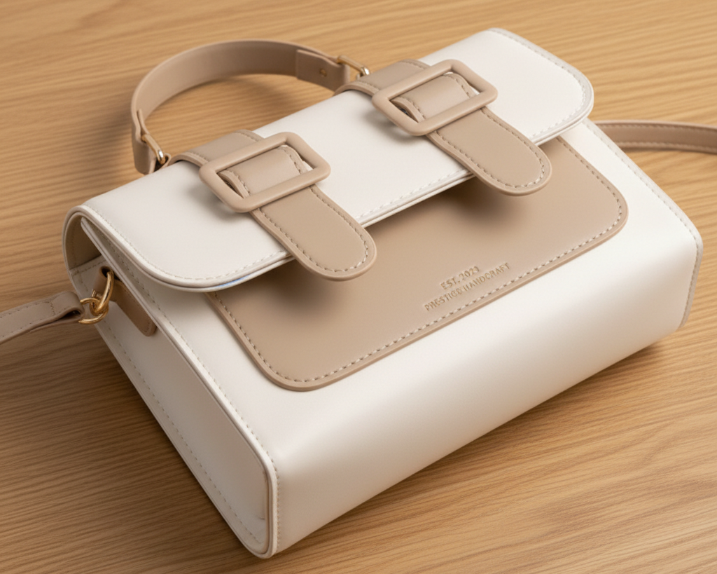 ​Versa Square luxury vegan leather crossbody handbag for women