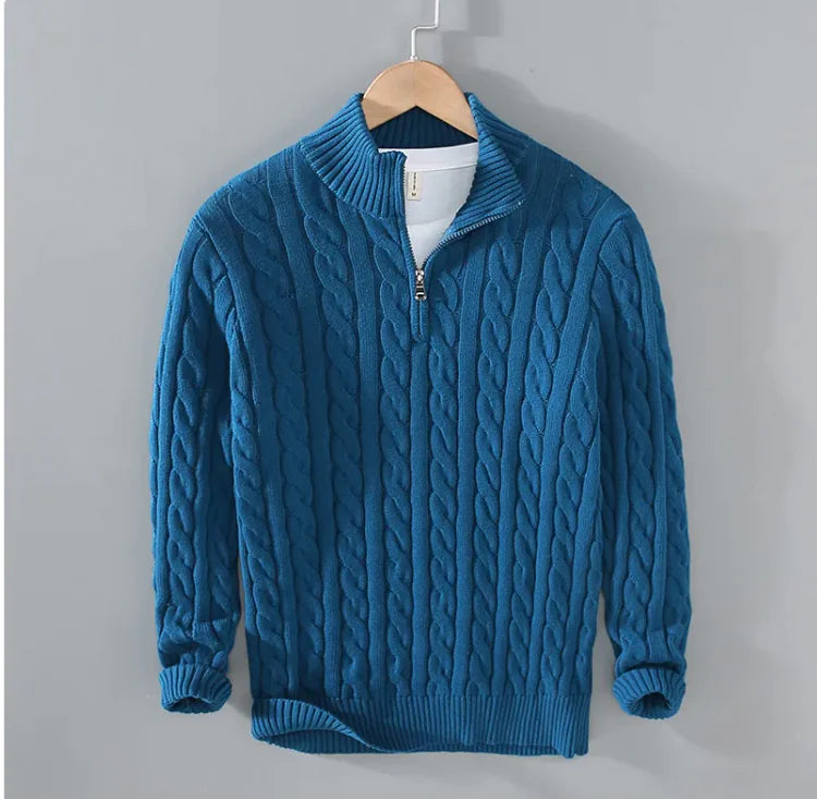 Seasonprestige mens Urban Luxe Half-Zip Sweater