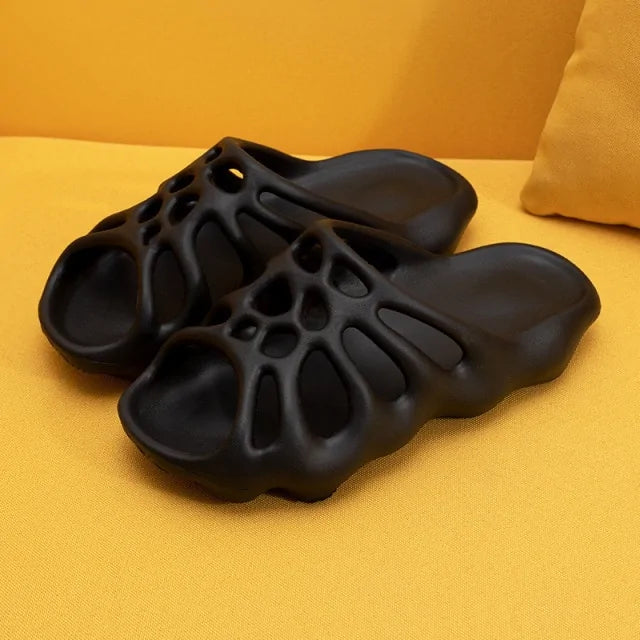 Cut Out Platform Slippers Women