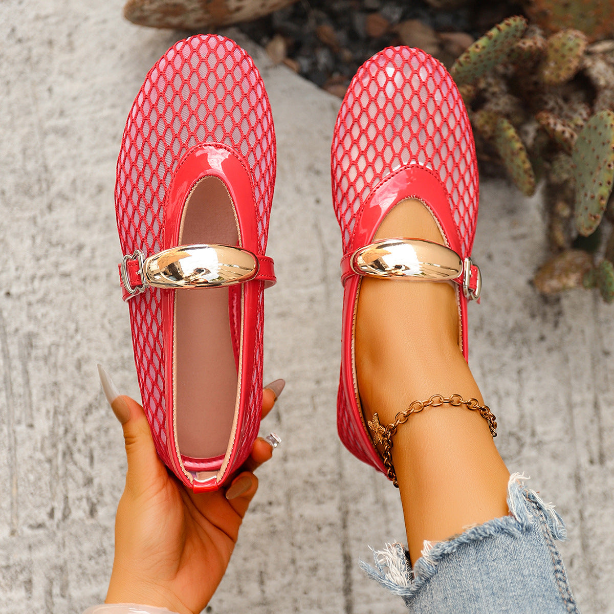 The Season Prestige Mesh Mary Jane.