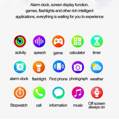 Fitness And Health Tracker Waterproof phone Compatible Smartwatch