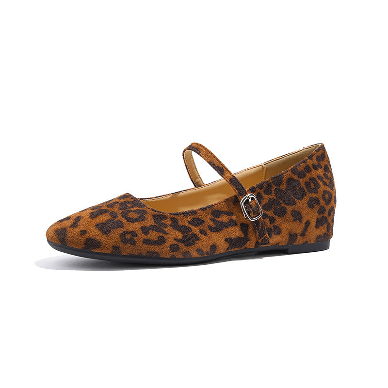 French Mary Jane Shoes Hidden Heel Shoes