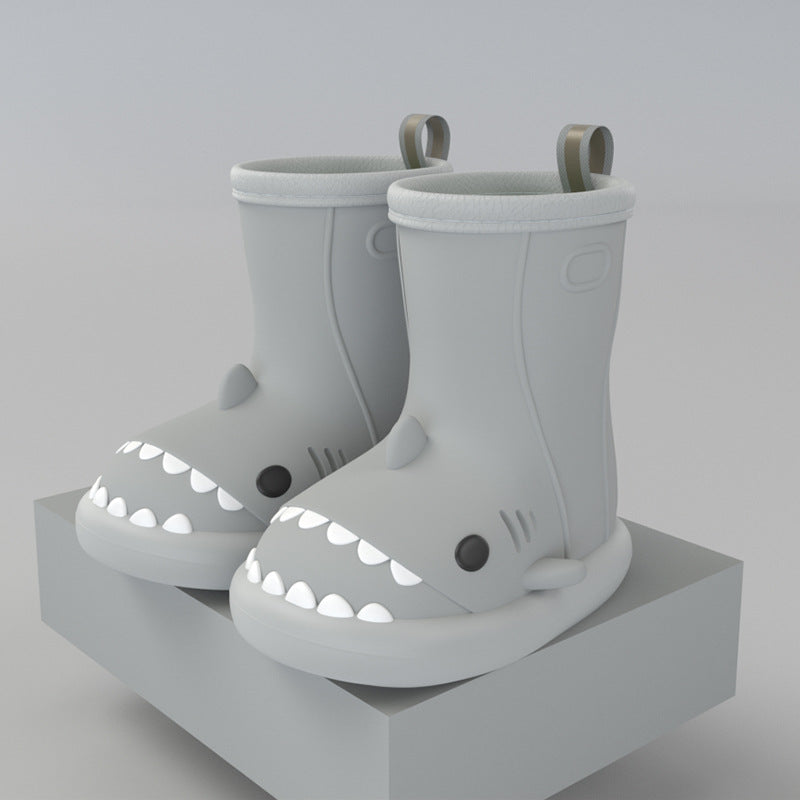 Kids Shark design Waterproof Safety Shoes Children rain boots Season Prestige