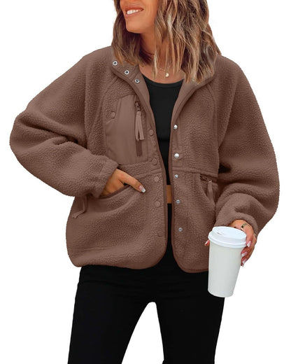 Sports Fleece And Leisure Sweater Jacket Top