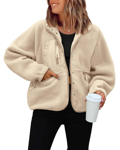 Sports Fleece And Leisure Sweater Jacket Top