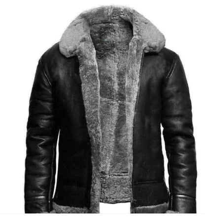 Men's Leather-fur Jacket