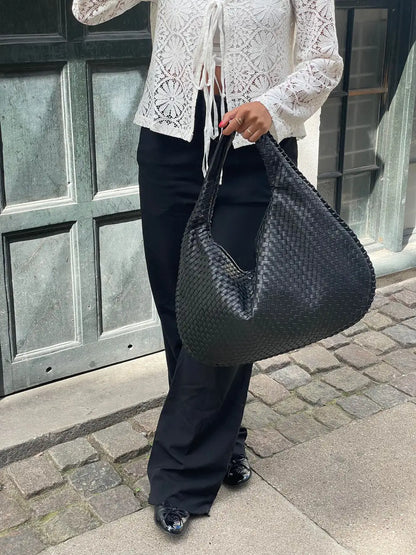 Season prestige Womens  Woven Shoulder handBag