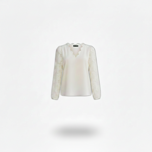 Aurelia Textured Lace Blouse