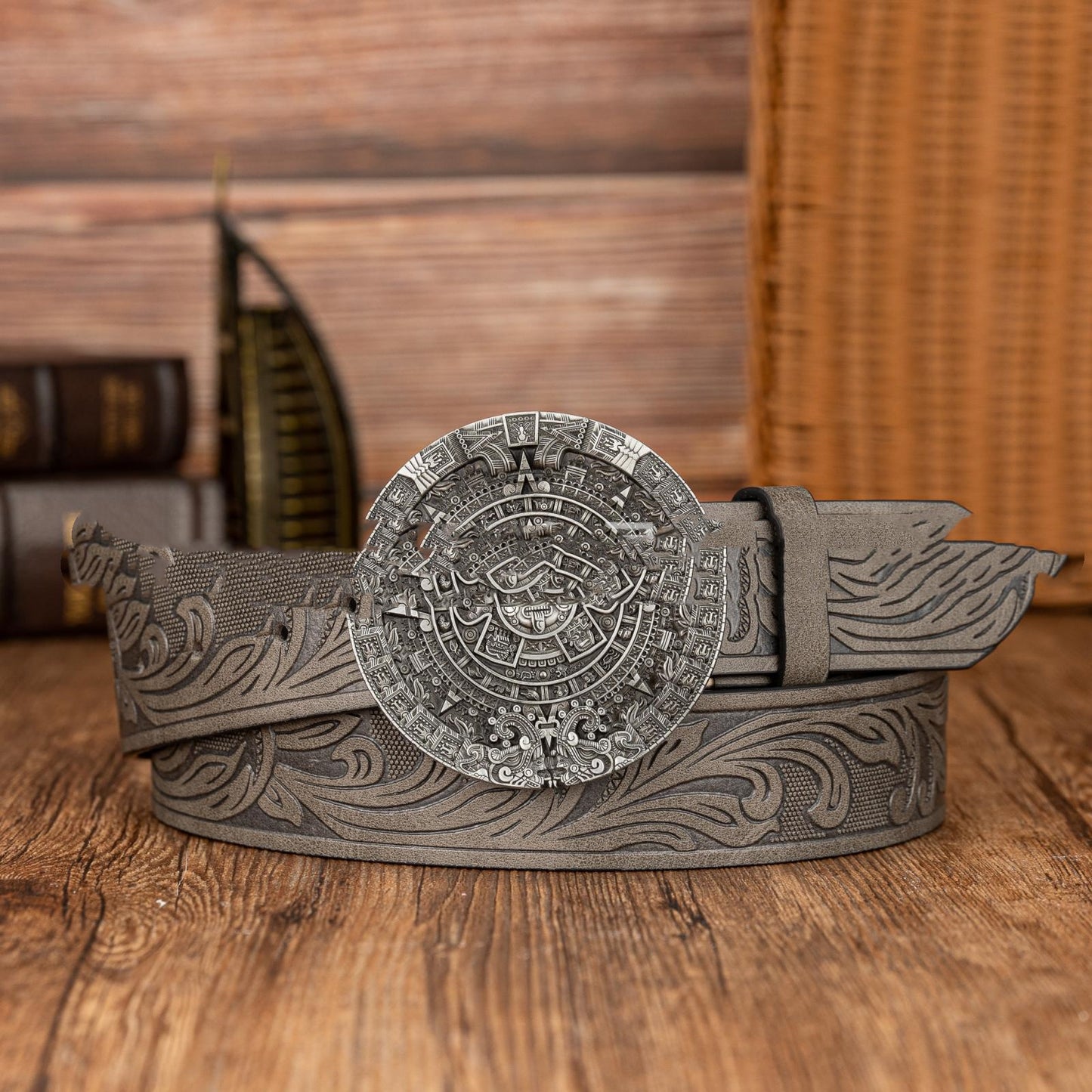 Aztec Sun Heritage Belt – Prestige Signature Accents Edition