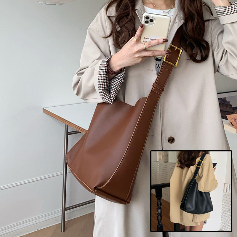 Women's Shoulder Handbag Crossbody Minimalist Leather Bag