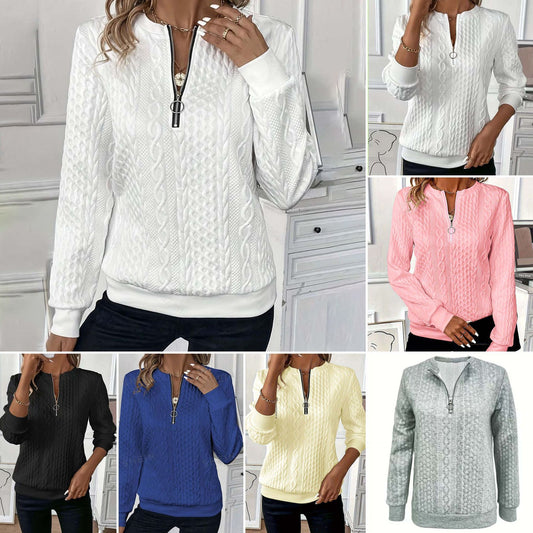 Women's Zipper Commuter Sweater Coat