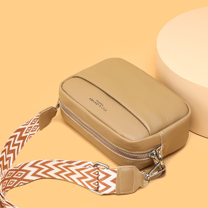 Wide Shoulder Strap Crossbody Women Season Prestige