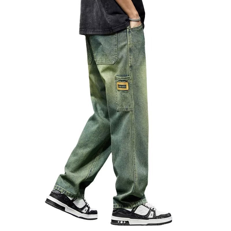 Men's High Street Straight Jeans Pants