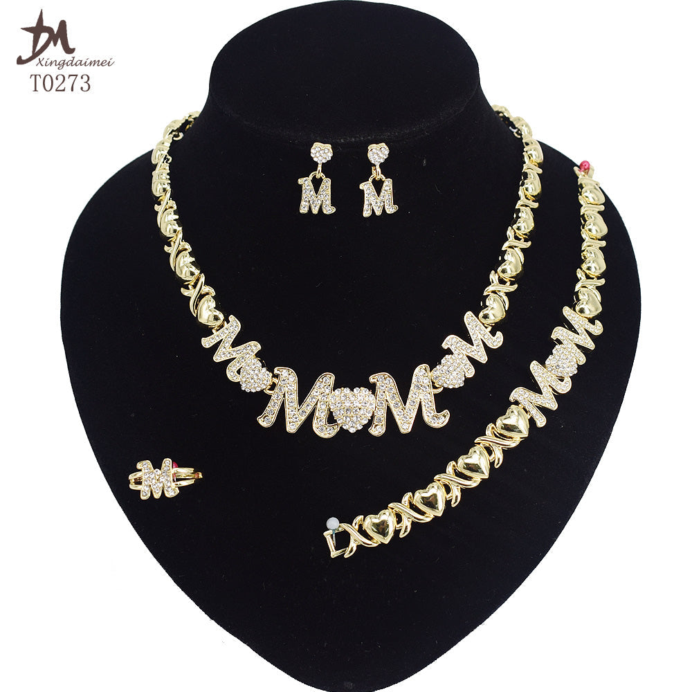 Gold-Plated Jewelry Set Season Prestige