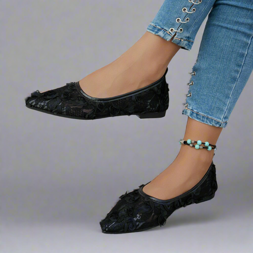 French-style Fairy Outerwear Summer Chic Pointed-toe Flat Casual Shoes