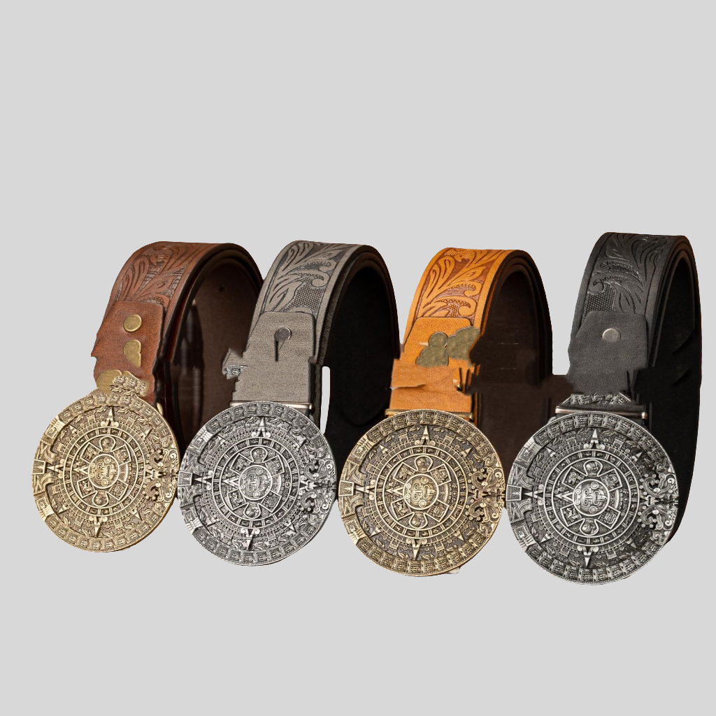 Aztec Sun Heritage Belt – Prestige Signature Accents Edition