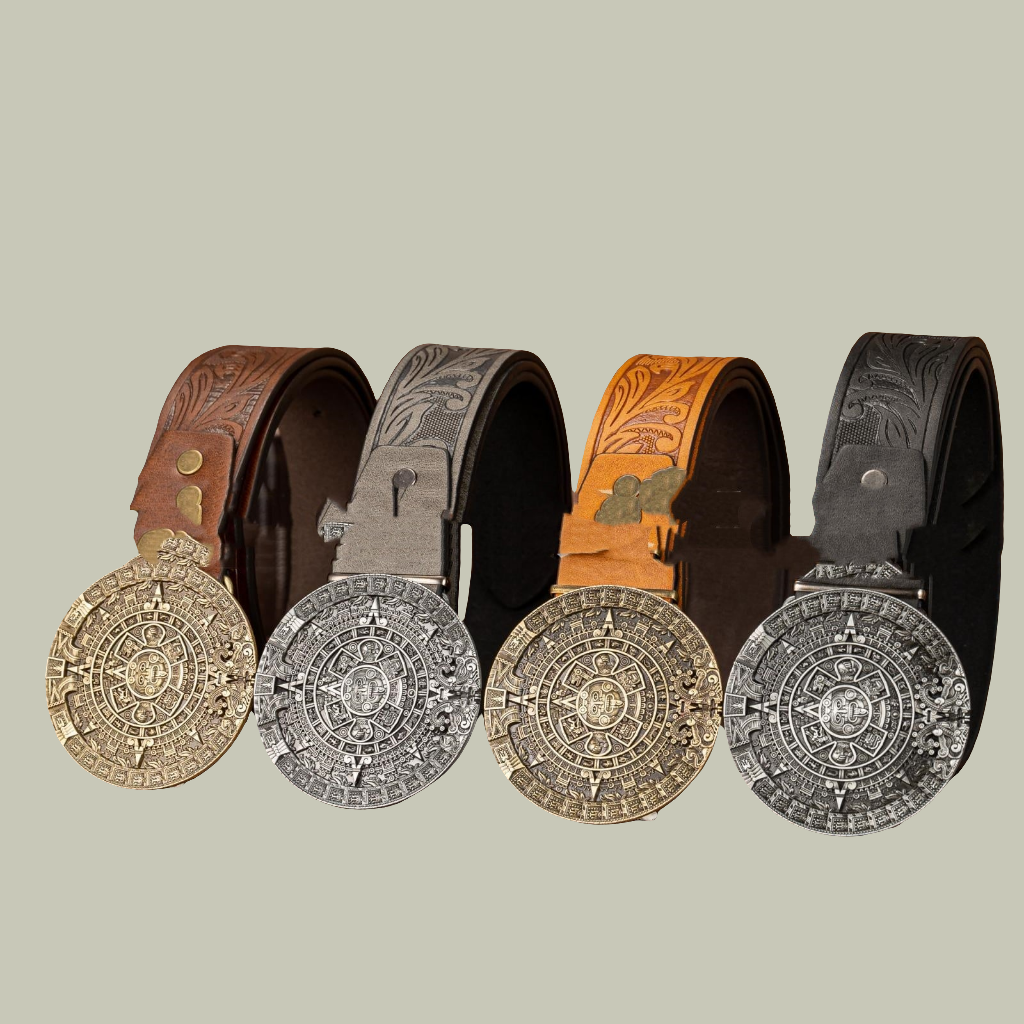 Aztec Sun Heritage Belt – Prestige Signature Accents Edition