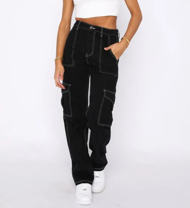 Streetwear Cargo pants for women - Season Prestige