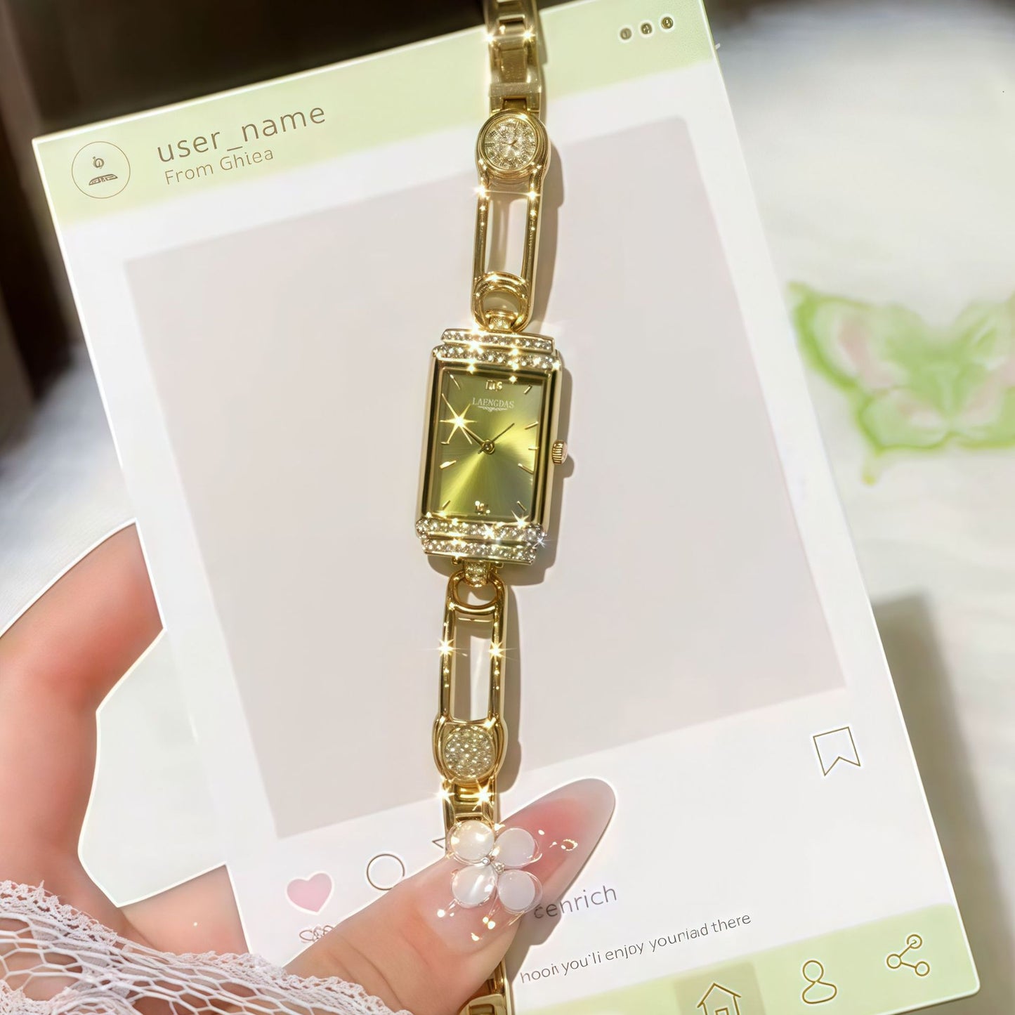 Season Prestige Petite Pin-Style Jewelry Watch