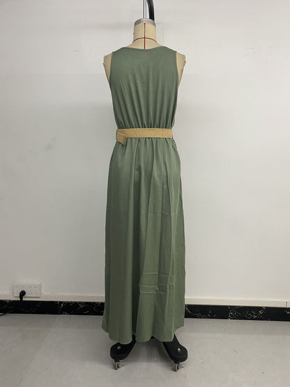 Summer Fashion Sleeveless Beach Long Dresses For Women