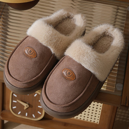 Seasonprestige Winter Plush Home Slippers For Men