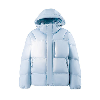 Multi-pocket Hooded Couple Cotton Clothes Coat women's