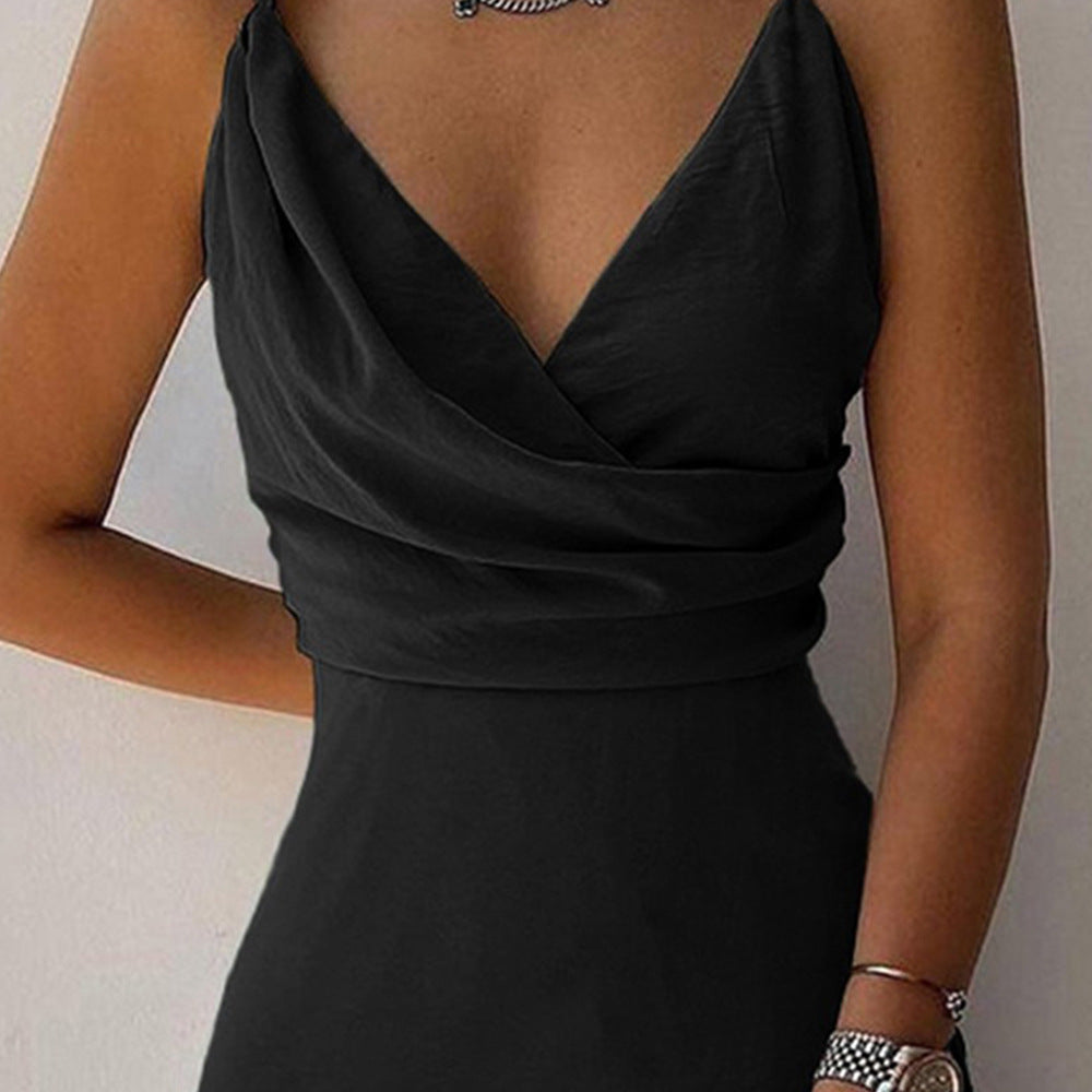 V-neck Slip Dress Women's Clothing Summer party wear Season Prestige