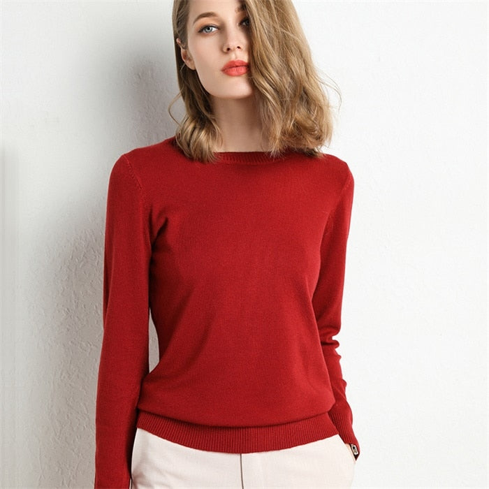 Knitted Pullover Women Sweater Season Prestige