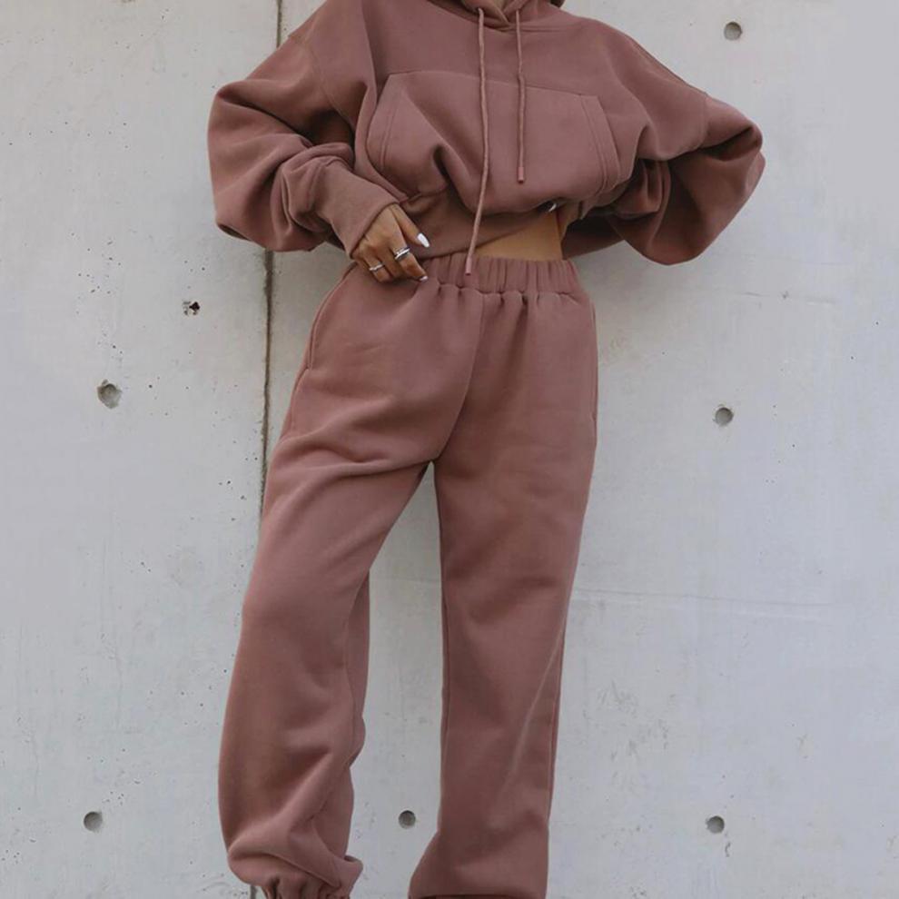 Women's Casual Hoodie Coat Sports Suit Season Prestige