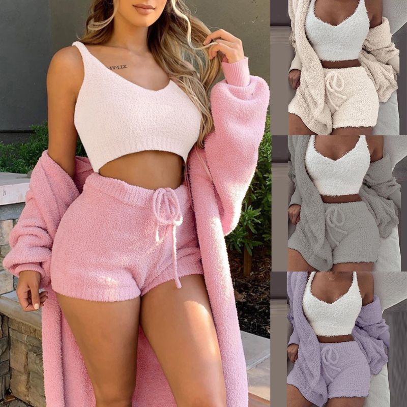 Women Winter Home Wear  Casual Pajamas Set Season Prestige