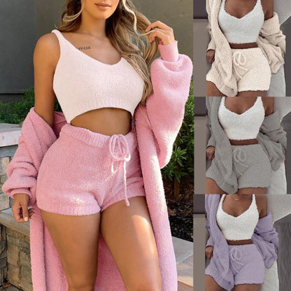 Women Winter Home Wear  Casual Pajamas Set Season Prestige