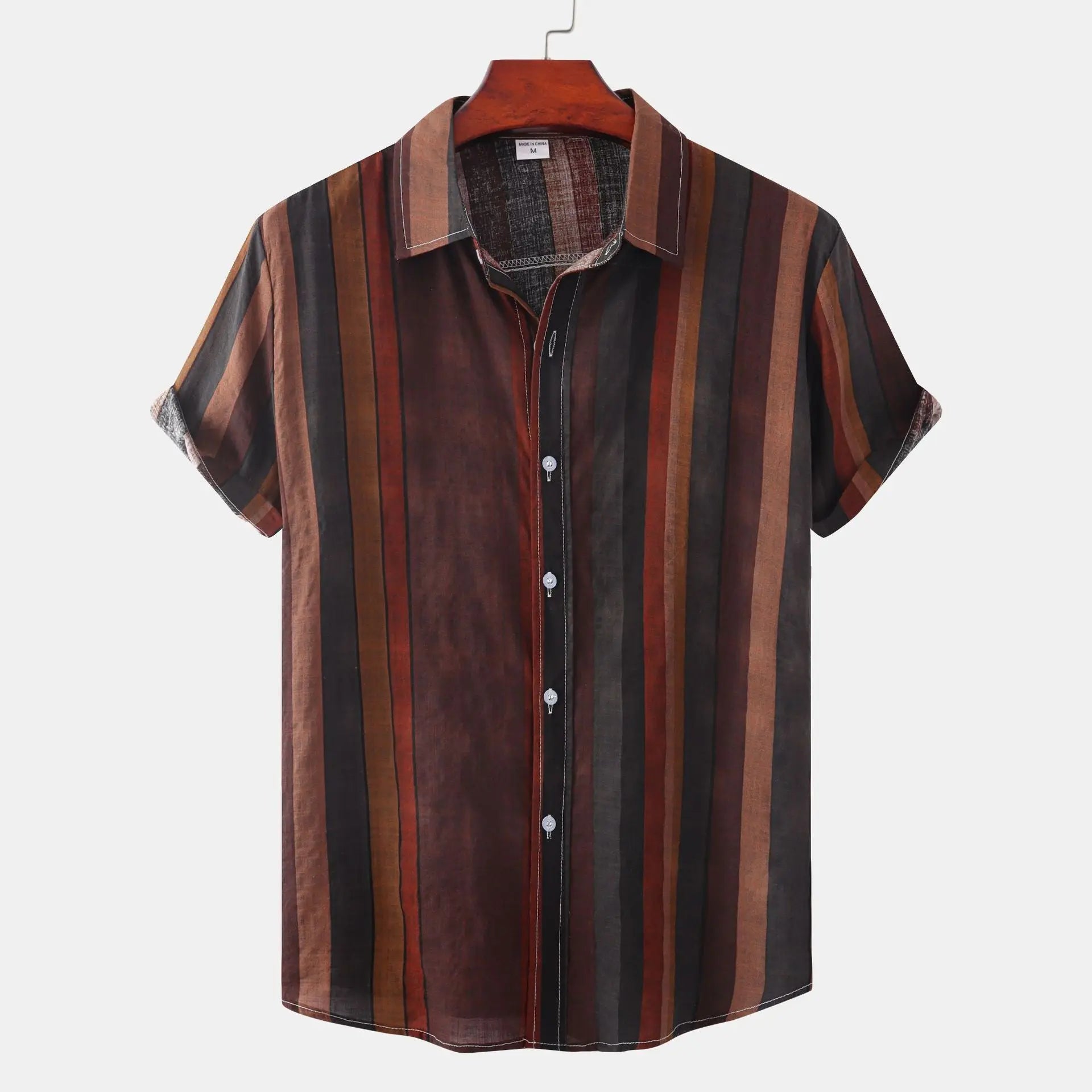 Summer Men's Clothing Printing Casual Retro Shirt Men - Season Prestige