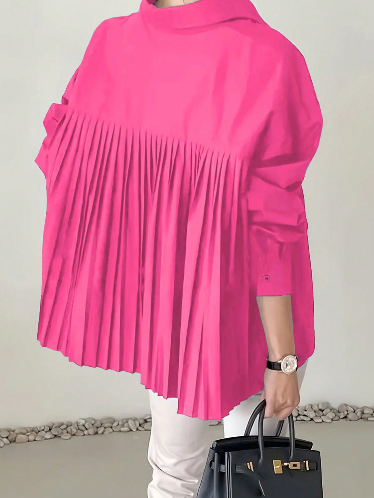 Prestige Niche Pleated Raglan Blouse