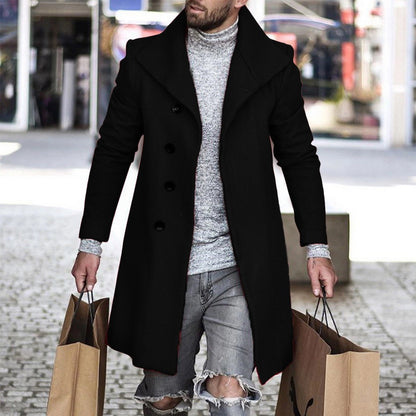Mens Plaid Coat New Foreign Trade Wish Coat male commuter jacket
