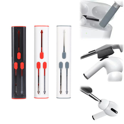 High- density Screen Cleaner Kit For Airpods Pro 3 2 1 Bluetooth Earphones Cleaning Pen Brush Earbuds Case Cleaning Tools For Xiaomi Airdots Cleaner