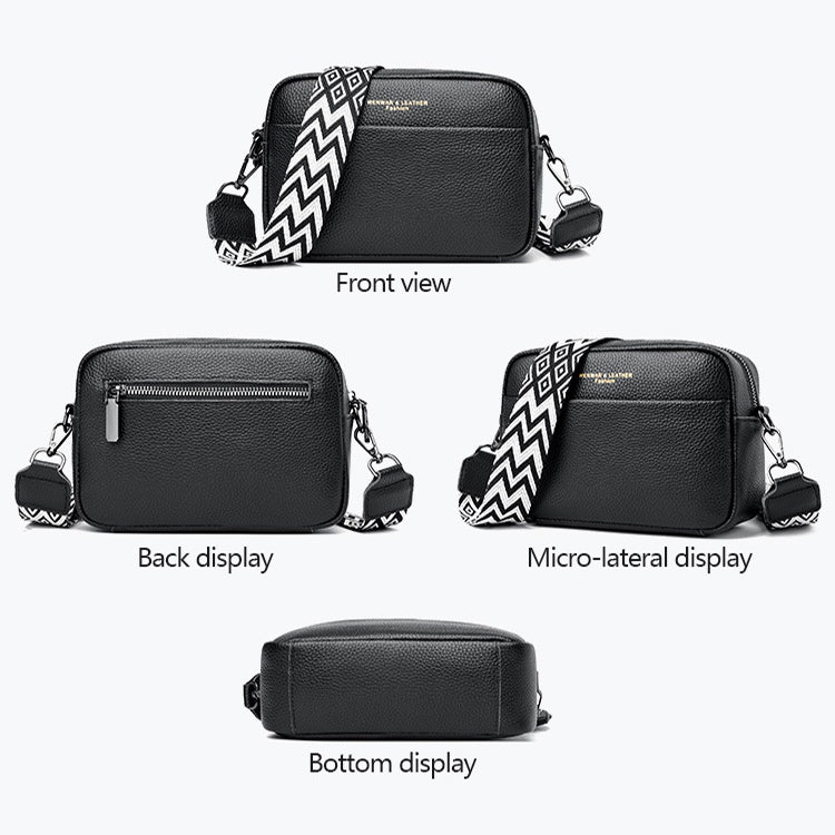 Wide Shoulder Strap Crossbody Women Season Prestige
