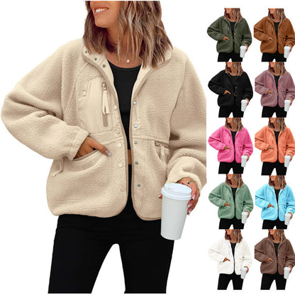 Sports Fleece And Leisure Sweater Jacket Top