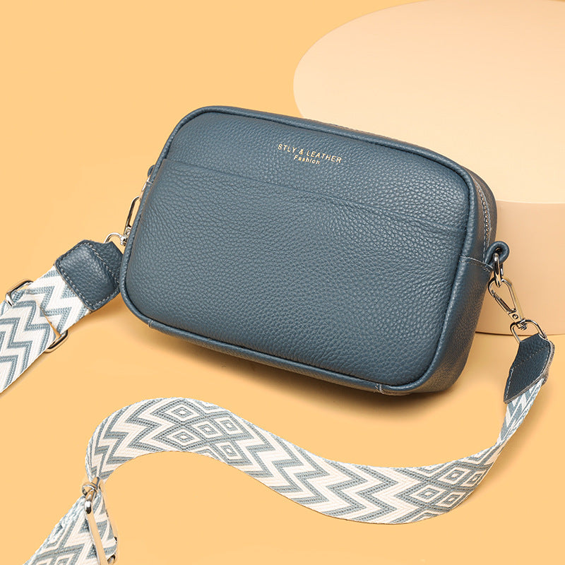 Wide Shoulder Strap Crossbody Women Season Prestige