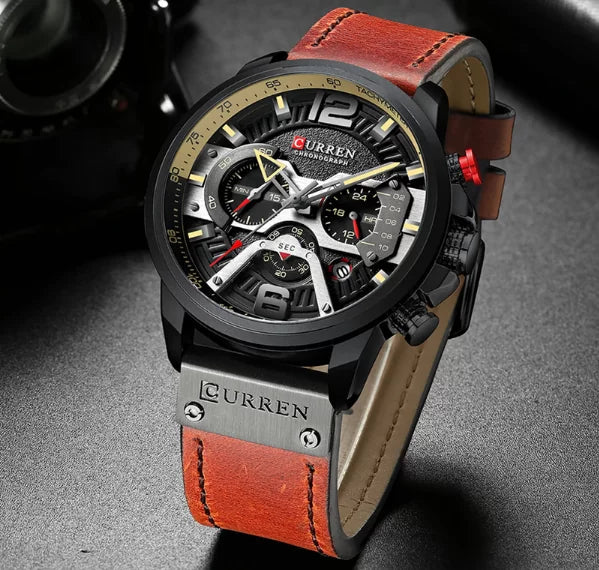 Waterproof Leather Watch Season Prestige