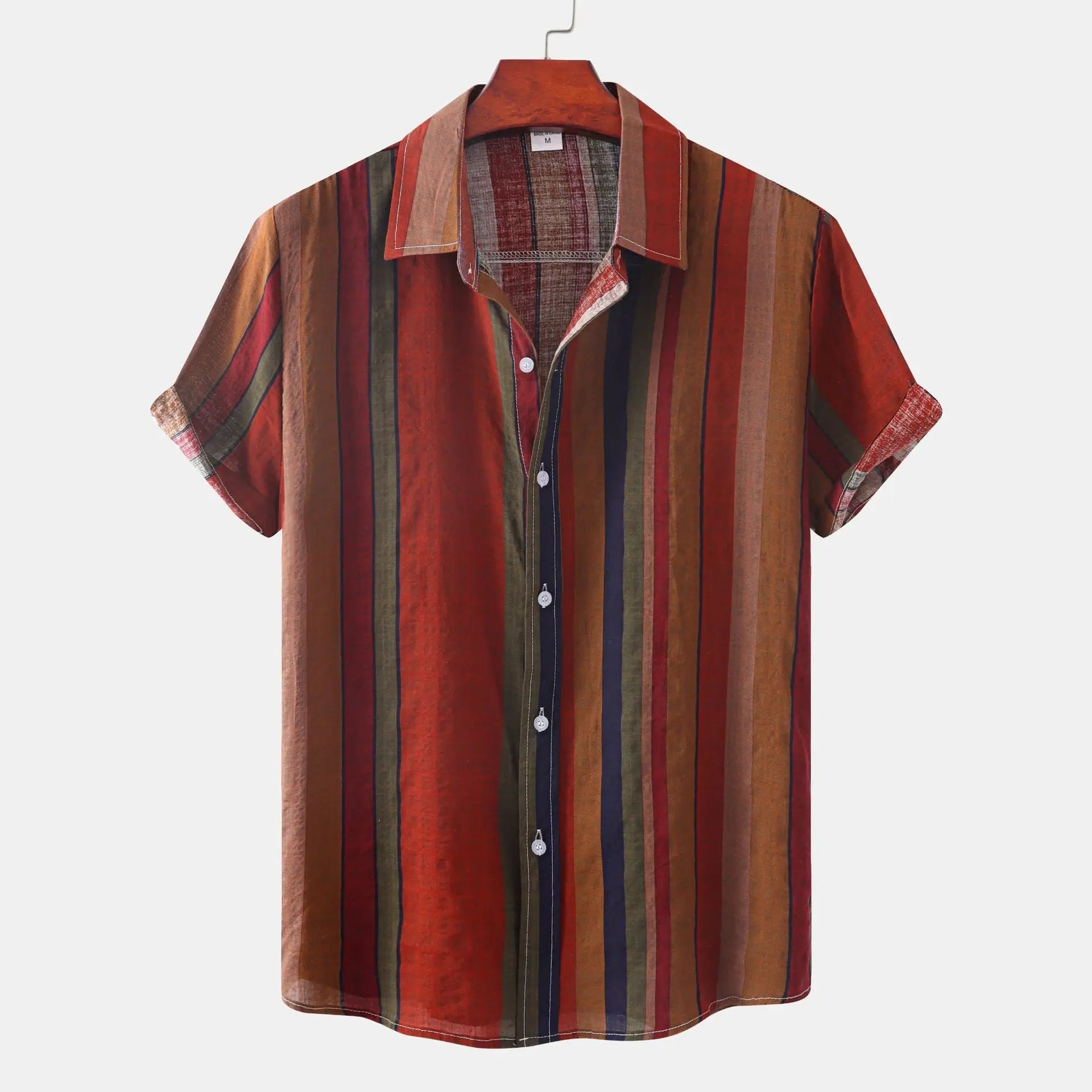 Summer Men's Clothing Printing Casual Retro Shirt Men - Season Prestige