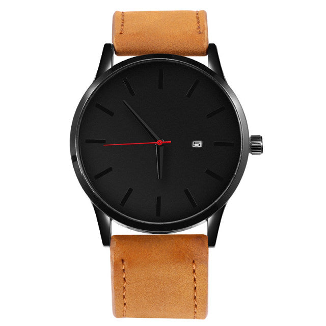 Leather Quartz Watch Season Prestige