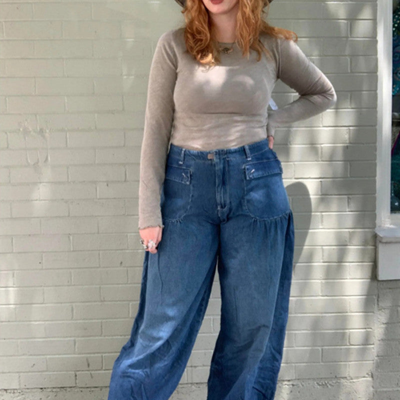 Women's Wide Leg Lotus Jeans