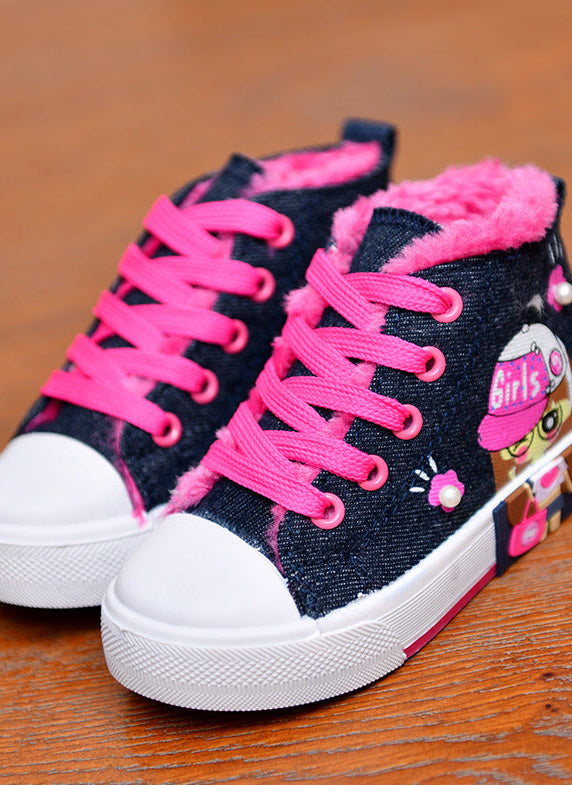 Children's Shoes  Girls Canvas Sneakers