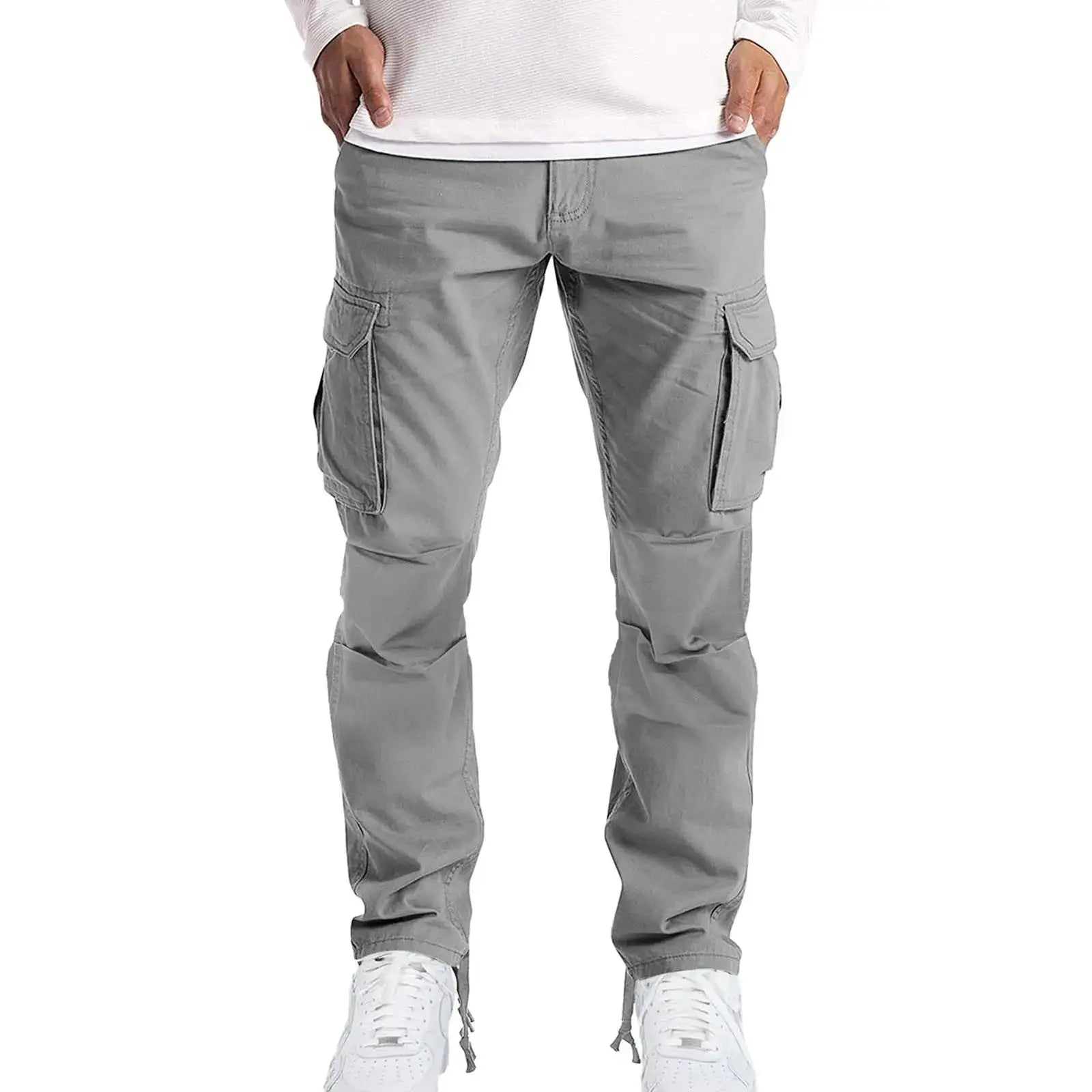 Multi pocket sweatpants mens Relax Cargo Pants