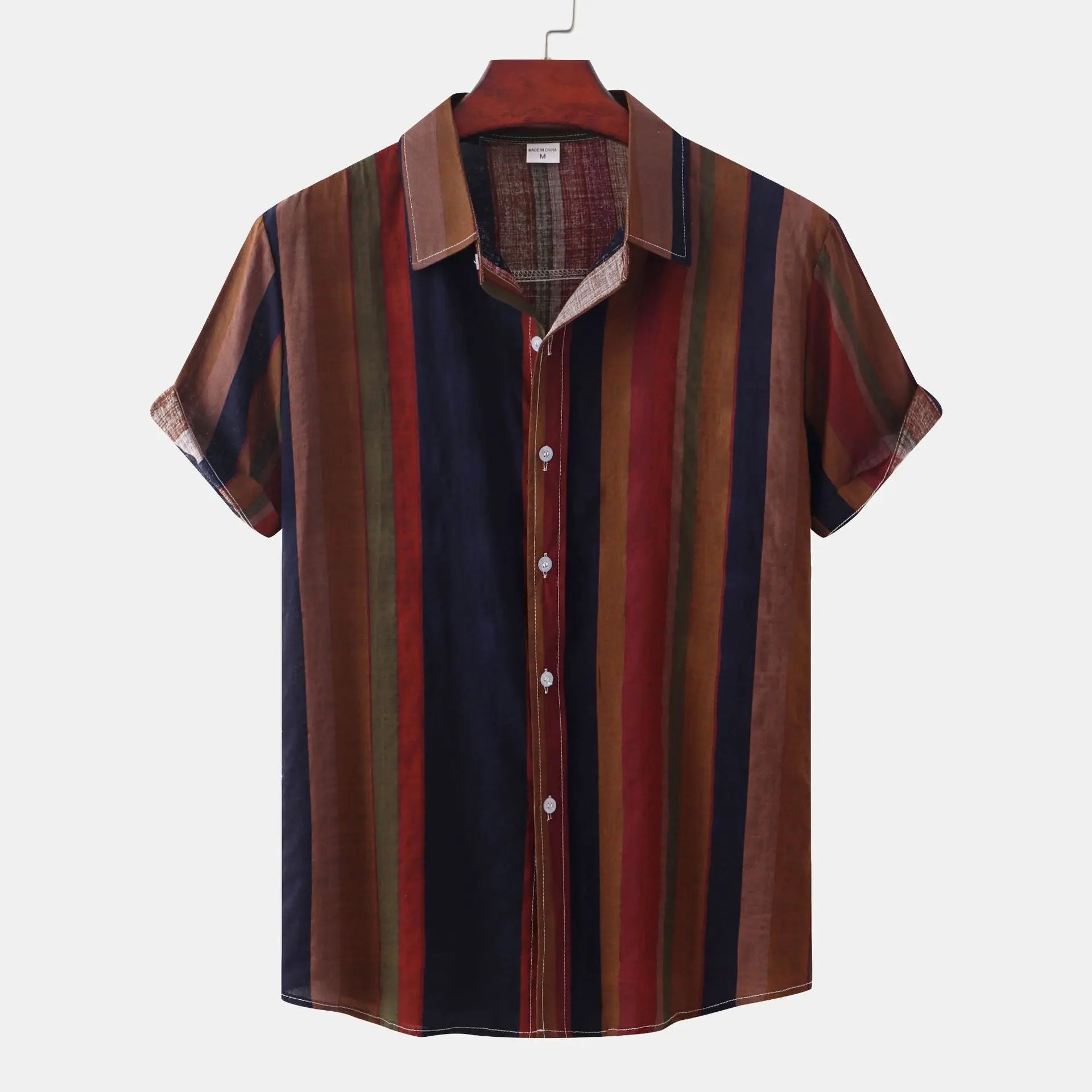 Summer Men's Clothing Printing Casual Retro Shirt Men - Season Prestige