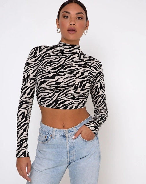 Dragon Printed Women Sexy Crop Top Season Prestige